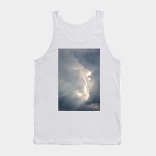 Sunbeam between storm clouds cloudscape sky Tank Top